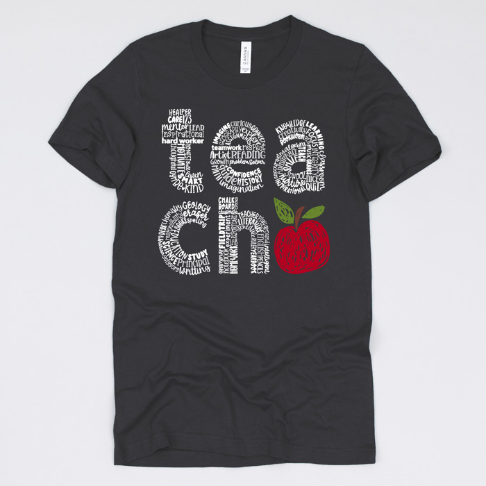 Teacher Graphic Tee for Back to School, Teacher Gifts, and Educators