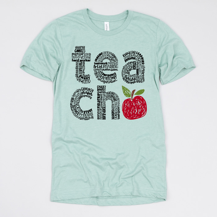 Teacher Graphic Tee for Back to School, Teacher Gifts, and Educators
