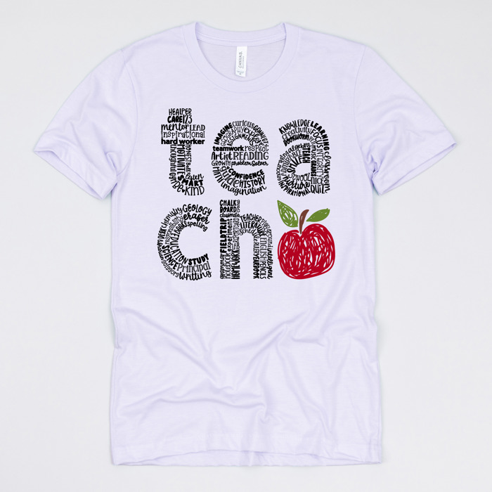 Teacher Graphic Tee for Back to School, Teacher Gifts, and Educators
