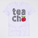 Small (UNISEX) Lavender Dust Teacher Graphic Tee for Back to School, Teacher Gifts, and Educators
