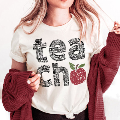 Teacher Graphic Tee for Back to School, Teacher Gifts, and Educators