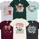  Christmas Nurse T-Shirts – Cute Holiday Gift Tees for Nurses, Labor and Delivery, CNAs, and Healthcare