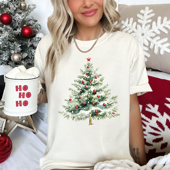 Vintage Christmas T-Shirts – Retro Holiday Tees with Santa, Snowman, Reindeer, and Festive Nostalgia