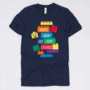Medium (UNISEX) Cool Dad On The Block: Navy Fandom Dad Gift Graphic Tees – Funny Parody and Pop Culture Tees for Dads