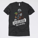 Medium (UNISEX) Dadalorian: Heather Charcoal Fandom Dad Gift Graphic Tees – Funny Parody and Pop Culture Tees for Dads