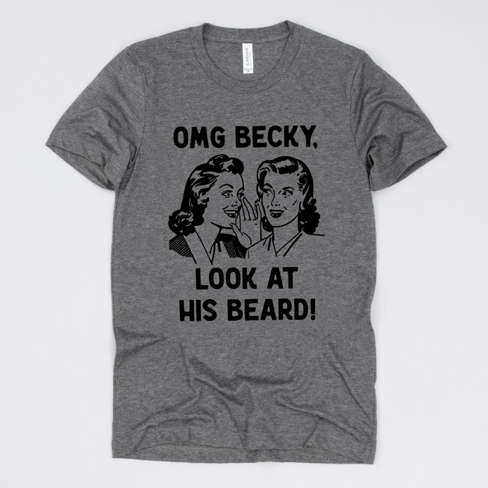 Men’s Beard Humor Tee – Pop Culture Pun Gift for Dad's