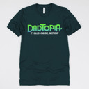 Medium (UNISEX) Dadtopia: Atlantic Fandom Dad Gift Graphic Tees – Funny Parody and Pop Culture Tees for Dads
