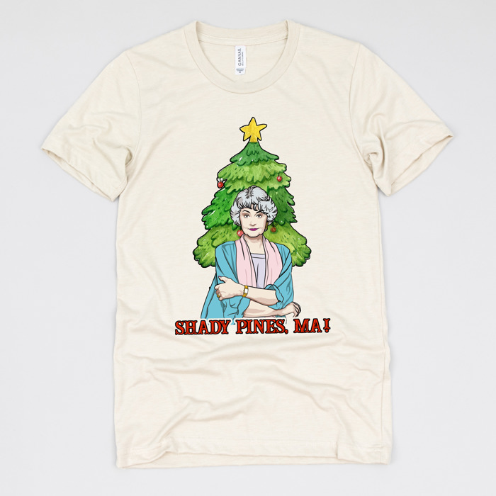 Golden Girls Christmas Tees - Funny Retro Holiday Tops for Christmas Parties, Coworker Gifts, Secret Santa, Classic TV Fans, and Hilarious Gift Ideas