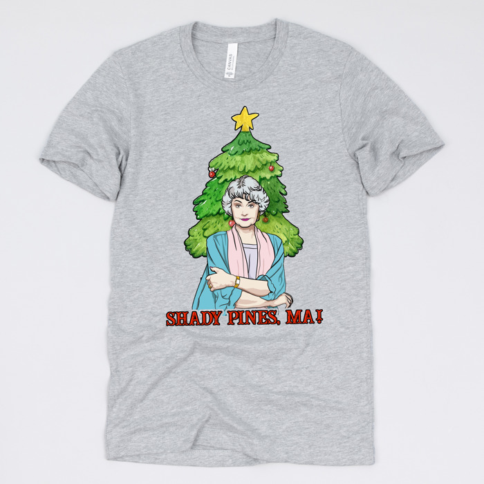 Golden Girls Christmas Tees - Funny Retro Holiday Tops for Christmas Parties, Coworker Gifts, Secret Santa, Classic TV Fans, and Hilarious Gift Ideas