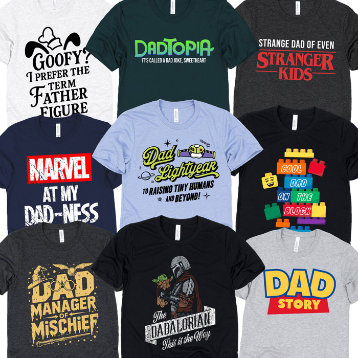 Fandom Dad Gift Graphic Tees – Funny Parody and Pop Culture Tees for Dads