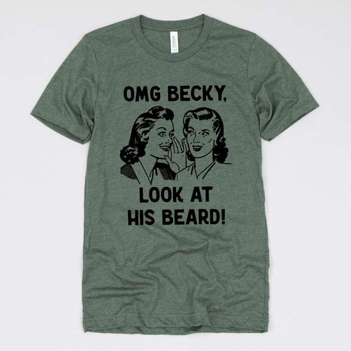 Men’s Beard Humor Tee – Pop Culture Pun Gift for Dad's