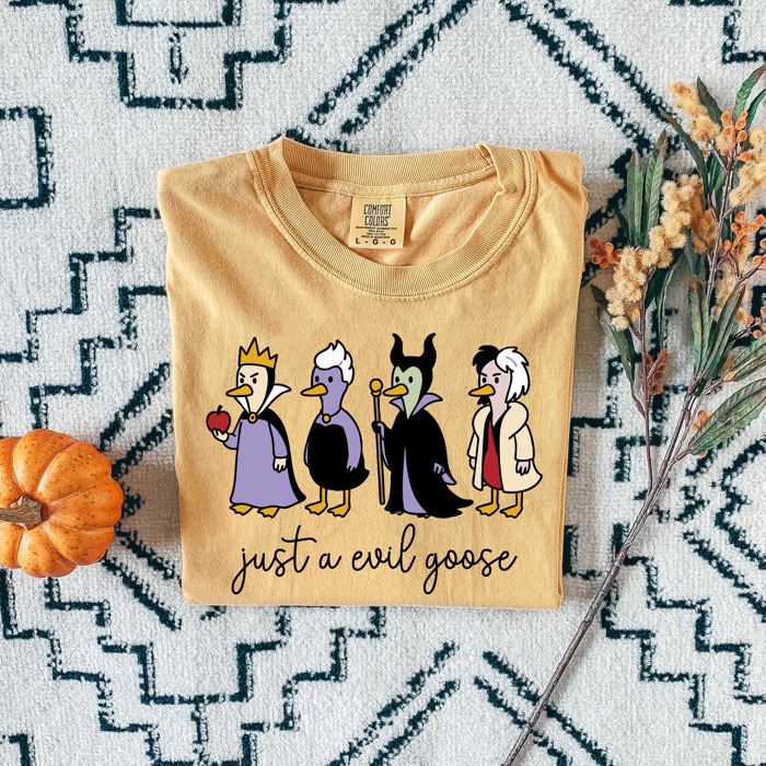 Just Another Evil Goose Halloween Tee – Spooky Goose Shirt, Funny Halloween Top, Trick-or-Treat Favorite