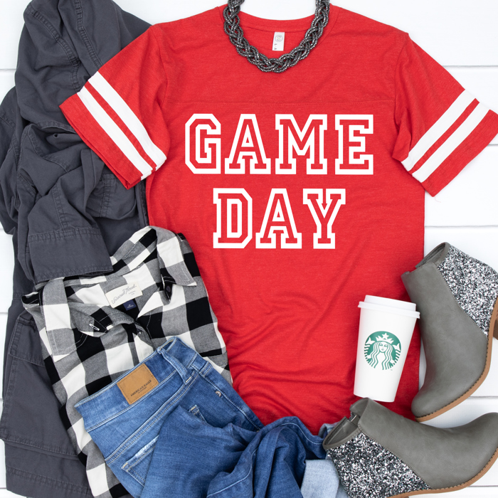 Game Day Vintage Jersey TShirt