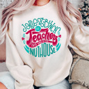  Jolliest Funny Teachers Bella Canvas Sweater