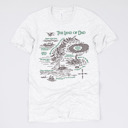 Medium (UNISEX) The Land Of Dad: Ash White/Grey Speckle Fandom Dad Gift Graphic Tees – Funny Parody and Pop Culture Shirts for Dads