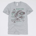 Medium (UNISEX) The Land Of Dad: Athletic Grey Fandom Dad Gift Graphic Tees – Funny Parody and Pop Culture Shirts for Dads