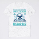 Medium (UNISEX) Maui Dad Bod: Ash White/Grey Speckle Fandom Dad Gift Graphic Tees – Funny Parody and Pop Culture Shirts for Dads