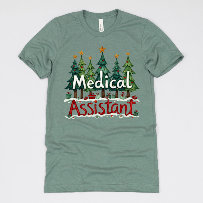 Christmas Medical Crew T-Shirts – Festive Holiday Tees for Nurses, Lab Techs, Pharmacists, Healthcare Teams and Xmas Gift Ideas