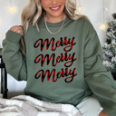  Bella Canvas Original Buffalo Plaid Merry Sweater