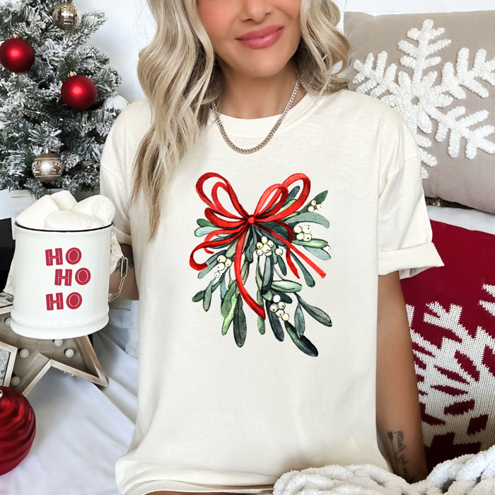 Trendy Christmas T-Shirts, Santa, Reindeer, Gingerbread, and Festive Holiday Graphic Tees for Cookie Exchanges, Christmas Lights, and Holiday Gifts