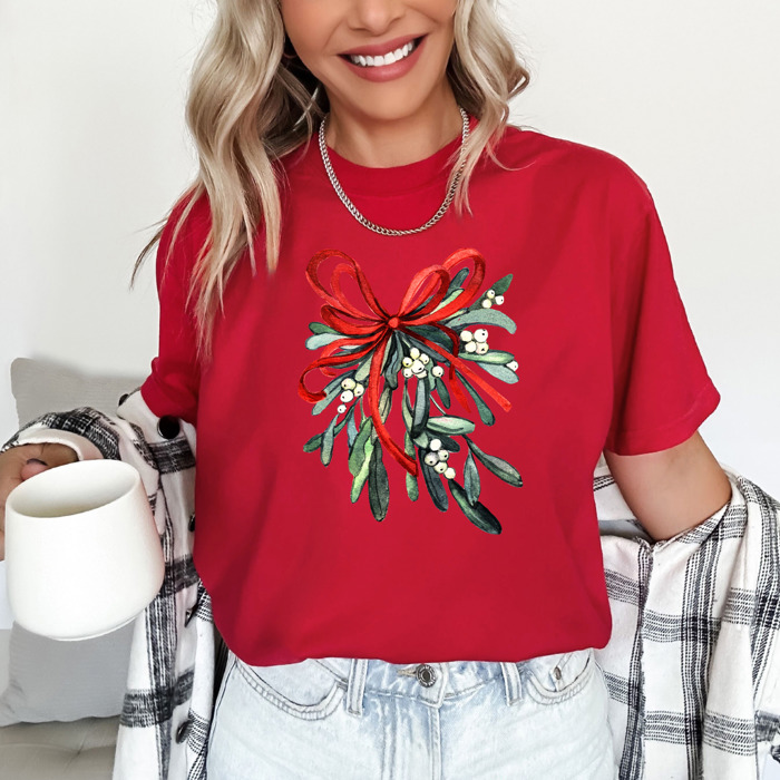 Trendy Christmas T-Shirts, Santa, Reindeer, Gingerbread, and Festive Holiday Graphic Tees for Cookie Exchanges, Christmas Lights, and Holiday Gifts