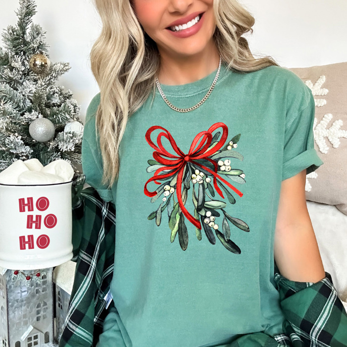 Trendy Christmas T-Shirts, Santa, Reindeer, Gingerbread, and Festive Holiday Graphic Tees for Cookie Exchanges, Christmas Lights, and Holiday Gifts