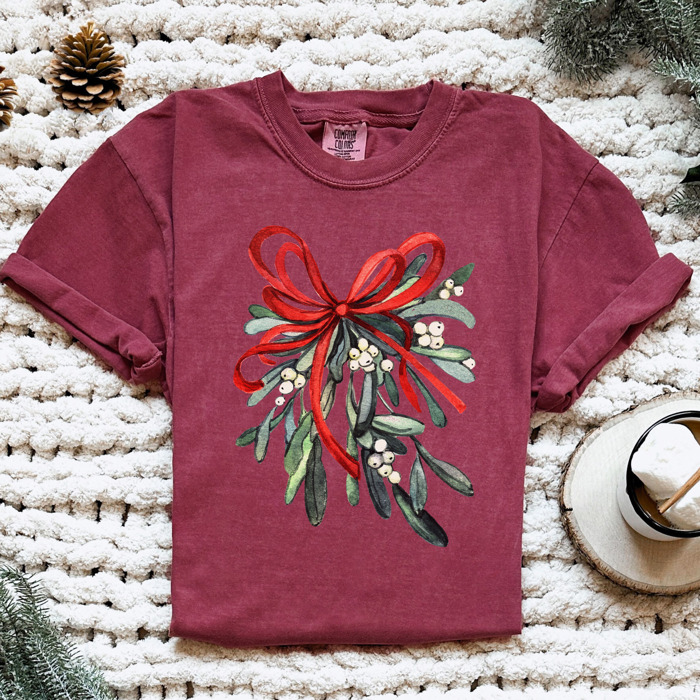 Trendy Christmas T-Shirts, Santa, Reindeer, Gingerbread, and Festive Holiday Graphic Tees for Cookie Exchanges, Christmas Lights, and Holiday Gifts
