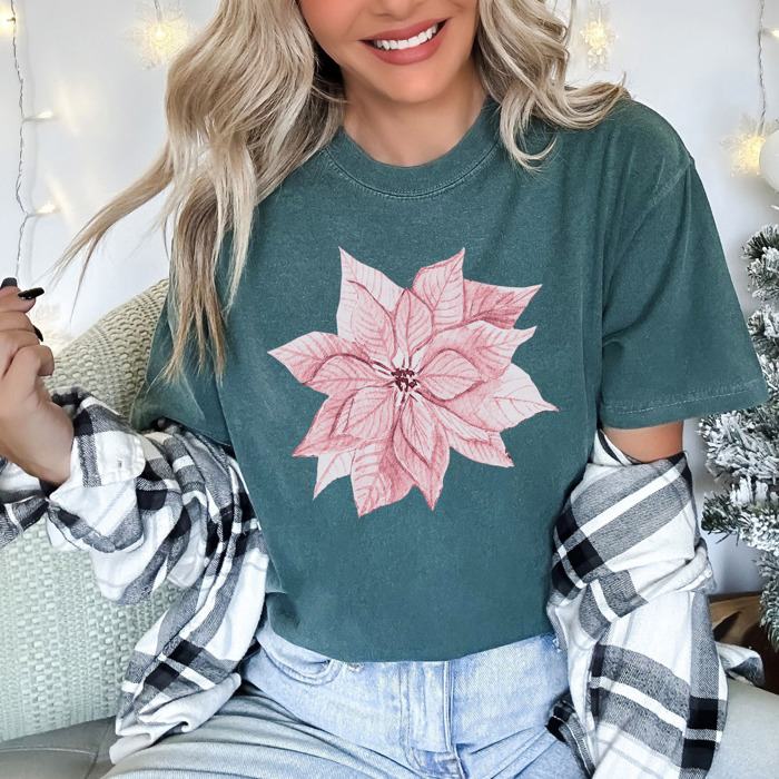 Vintage Minty Christmas Holiday Tees – Santa, Reindeer, Snowman, Noël, and Poinsettia for Classic Holiday Cheer, Cozy Winter Style, and Holiday Gift Ideas