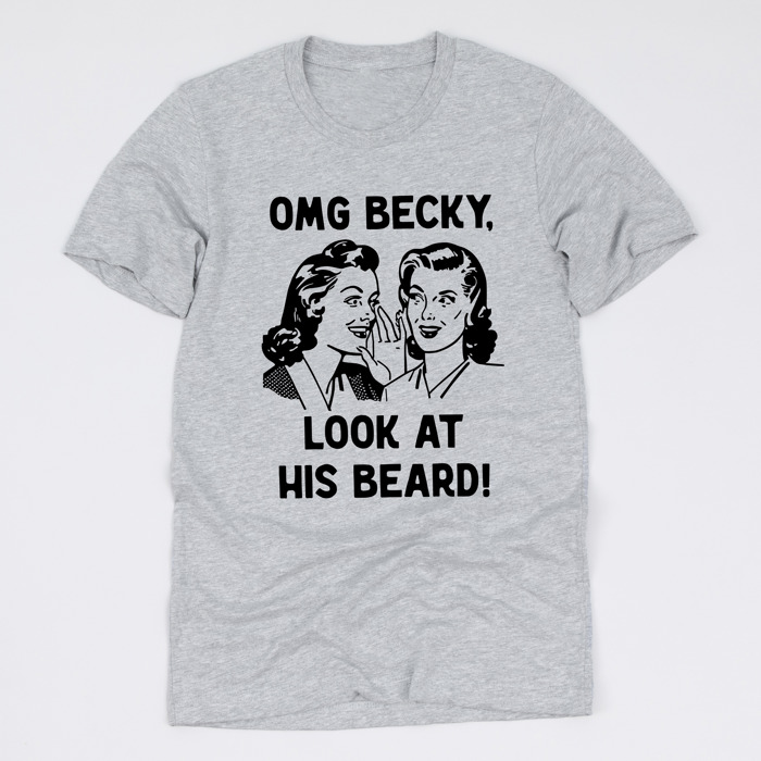 Men’s Beard Humor Tee – Pop Culture Pun Gift for Dad's