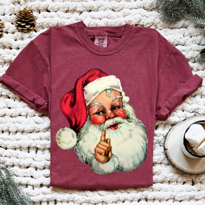 Vintage Christmas T-Shirts – Retro Holiday Tees with Santa, Snowman, Reindeer, and Festive Nostalgia