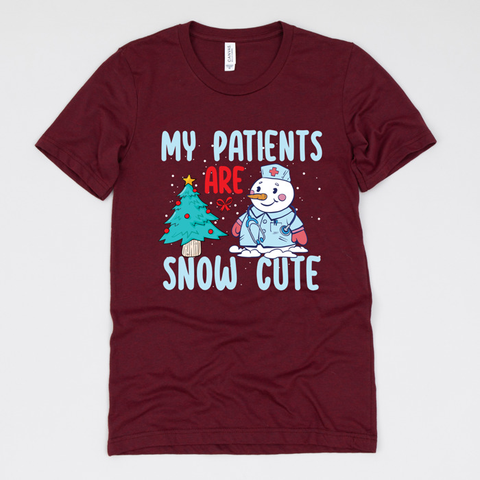 Christmas Nurse T-Shirts – Festive Holiday Tees for Nurses, Medical Staff, and Holiday Gifts