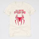 Medium (UNISEX) Spider-Dad: Natural Fandom Dad Gift Graphic Tees – Funny Parody and Pop Culture Shirts for Dads
