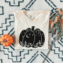 Small (UNISEX) Starry Pumpkin: Ivory Trendy Fall and Halloween T-Shirts – Cute Spooky Season Graphic Tees for Moms, Teachers, Pumpkin Patch, and 31 Days of Halloween