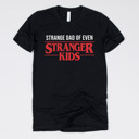 Medium (UNISEX) Strange Dad: Black Fandom Dad Gift Graphic Tees – Funny Parody and Pop Culture Tees for Dads