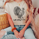  Talk Turkey To Me Graphic Tees