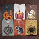 Cozy Thanksgiving Holiday Tees – Pumpkins, Turkeys, and Thankful Vibes, Family Gatherings, Holiday Comfort, Trendy Friendsgiving