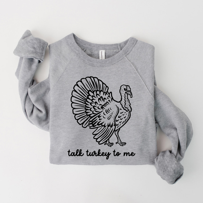 Cozy Bella Canvas Thanksgiving Sweatshirts - Happy Turkey Day Pullovers, Thankful and Blessed Holiday Season, Festive Gift Ideas