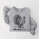  Cozy Bella Canvas Thanksgiving Sweatshirts - Happy Turkey Day Pullovers, Thankful and Blessed Holiday Season, Festive Gift Ideas