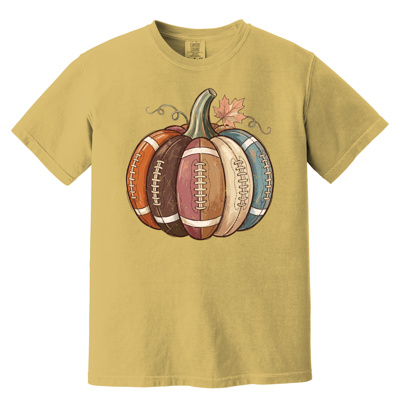 Football Pumpkin Gameday Tee ADULT| 2 Colors