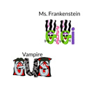 Long Sleeves Halloween Monster Mash Name Bubble | 11 Alphas 