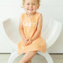  Gingham Jumper Monogrammed | 8 Colors