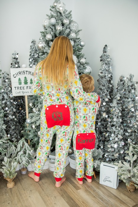 Kids Christmas Jammies Personalized | 5 Patterns