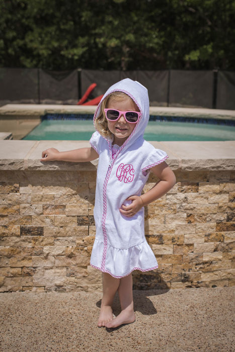 Kids Swim Cover Up Monogrammed Personalized | Sizes 12M-8Y