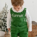  Boys Corduroy JonJon Holiday Wear Personalized Embroidery | 3 Colors