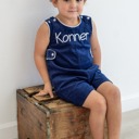  Boys Corduroy JonJon Holiday Wear Personalized Embroidery | 3 Colors