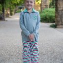  Gingham Trimmed Pullover Monogrammed | 8 Colors
