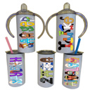  Personalized Vacation Character Sippy Cup | 2 Lids | 27 Characters