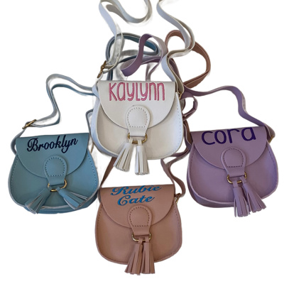 Girls Personalized Embroidered Purse