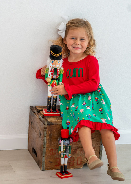 Holiday Dress Baby Personalized | 4 Patterns