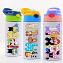  Personalized Vacation Character Water Bottle | 27 Characters